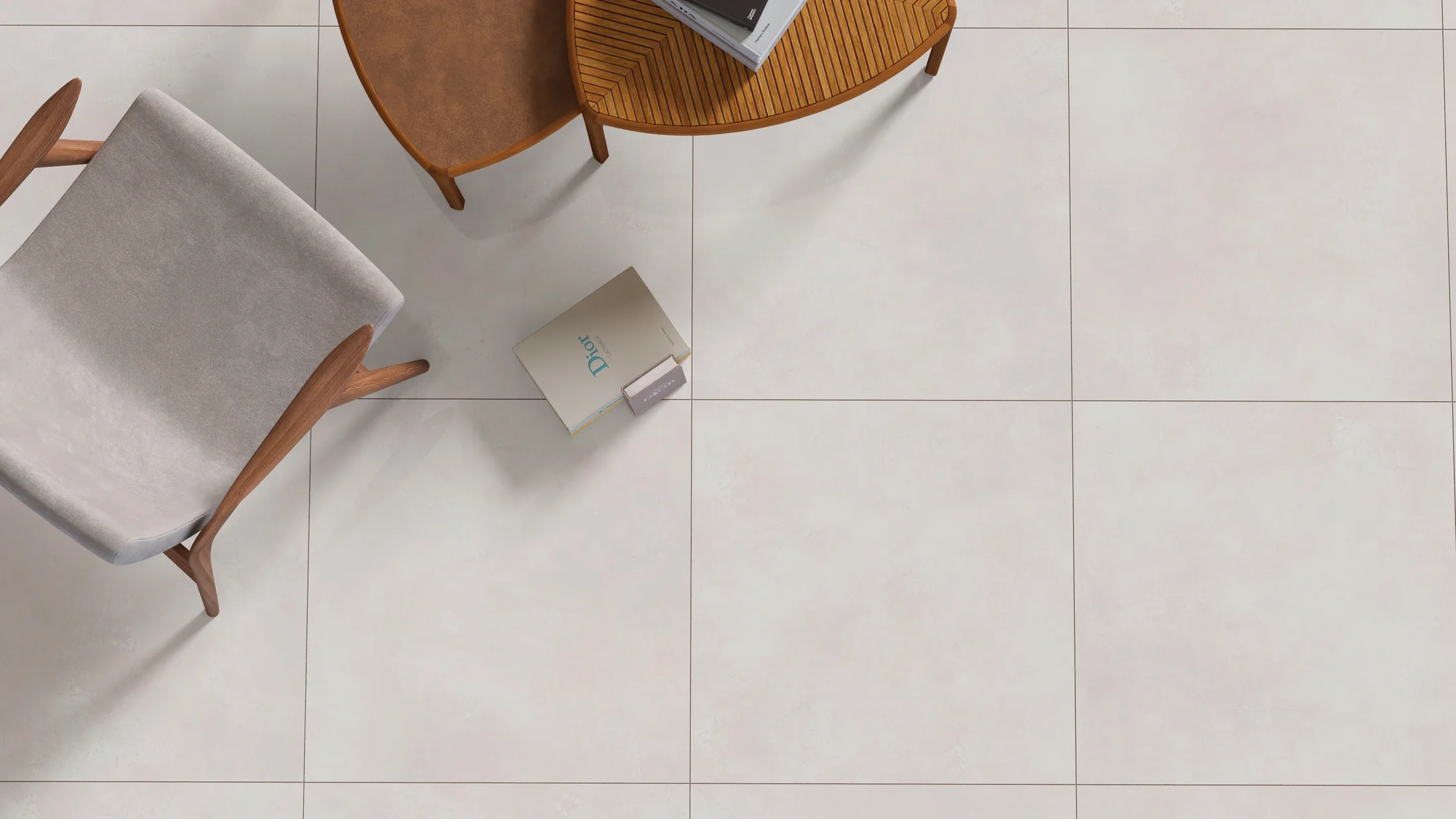 Cena editorial com revestimento London Polido da ROX
